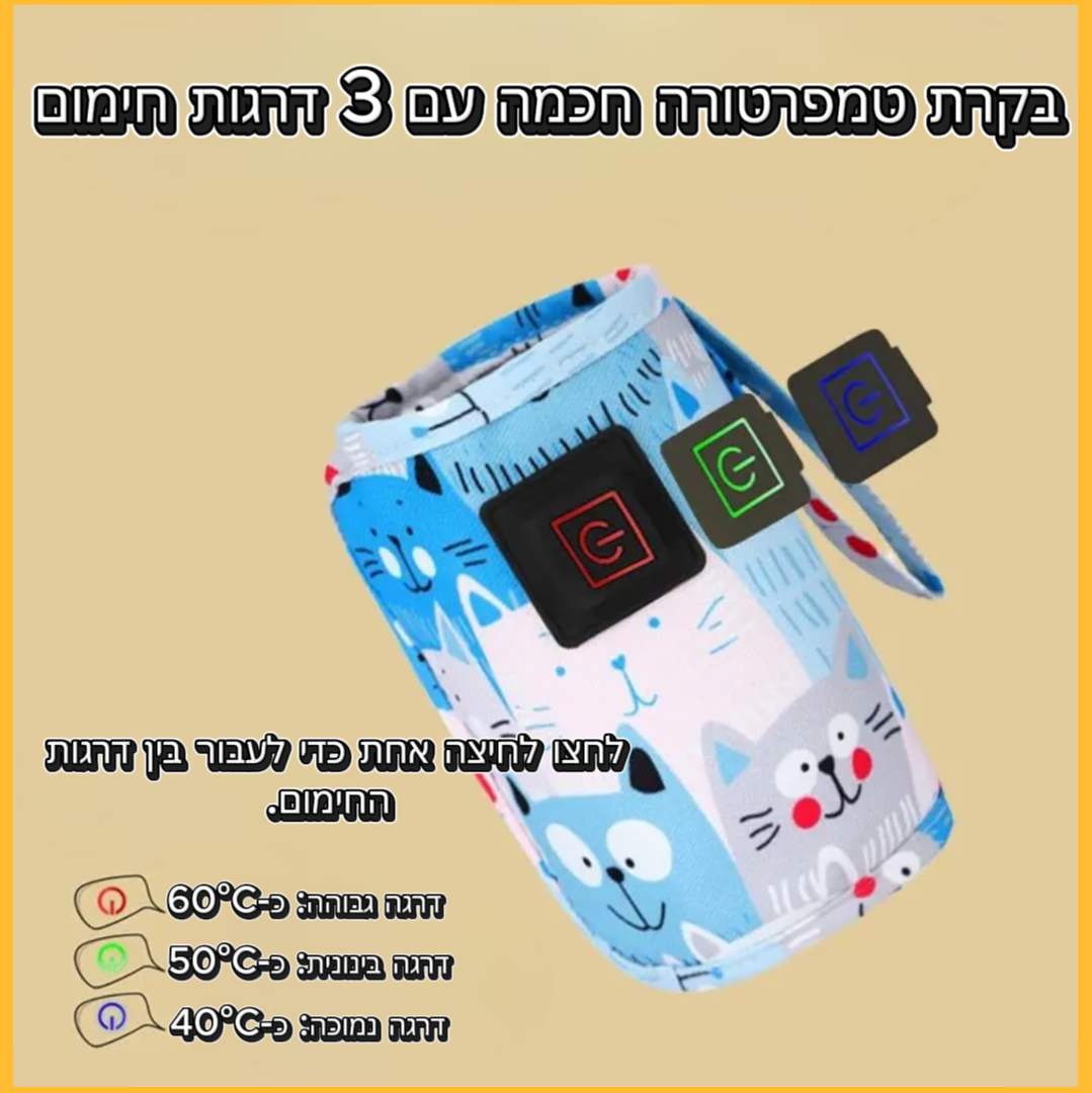 WarmMilkie – מחמם בקבוקים חכם