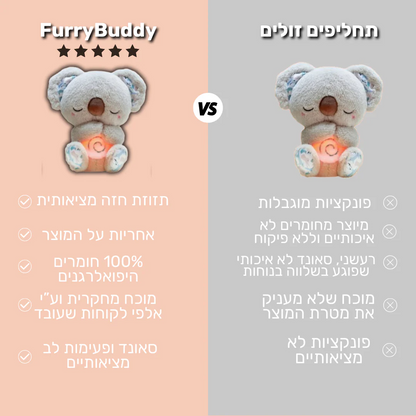 FurryBuddy™ - בובה נושמת קואלה